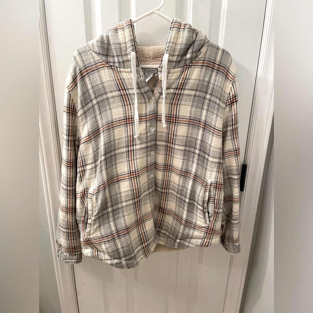 Plaid Hooded Jacket